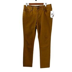 Black Diamond NEW Zone Denim Climbing Pants In Dark CurrySize 10